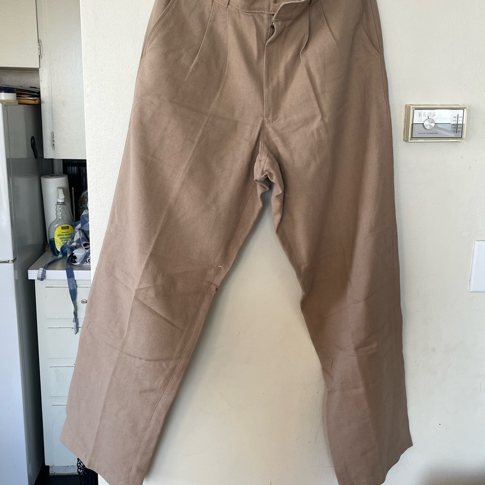 Dickies Men's Tan Straight-Leg Chinos